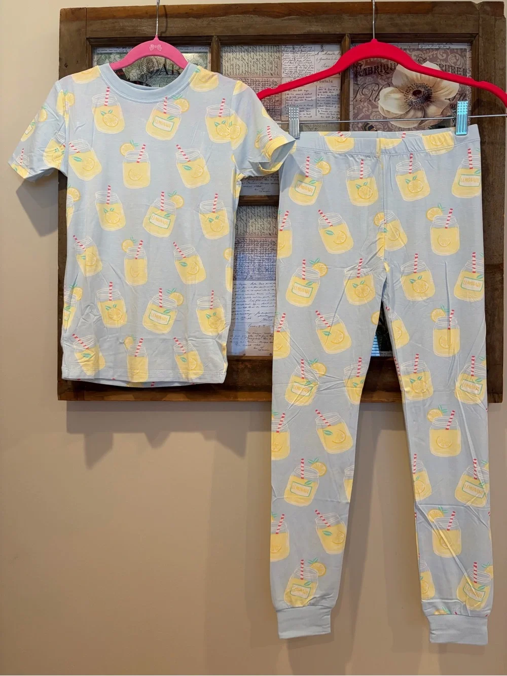Kids Lemonade Print Pajama Set 🍋😴💤